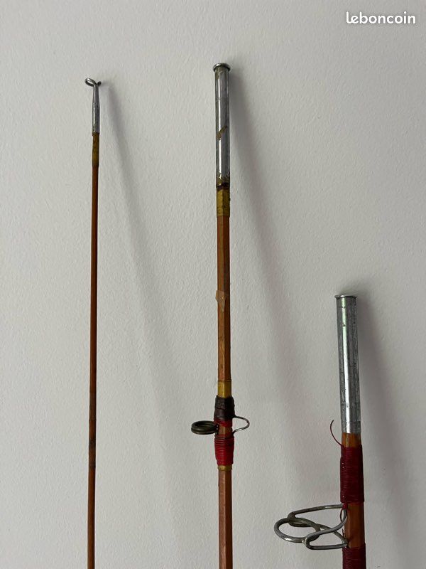 Canne à pêche en bambou refendu (Gebraucht) in Geneve für CHF 40 – mit