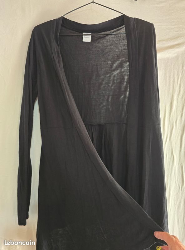 Gilet Noir Camaïeu T: 1 (image 2)