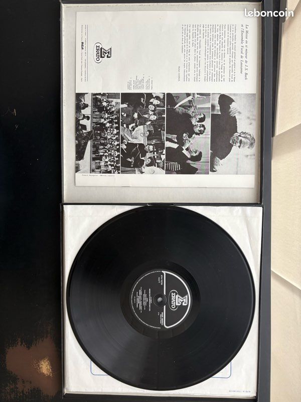 Coffret 3 vinyles Messe en Si de JS Bach par Michel Corboz 1972 (image 2)