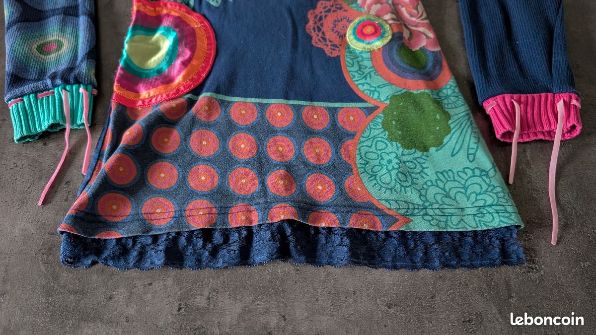 Tee-shirt manches longues Desigual 11/ 12 ans (image 16)