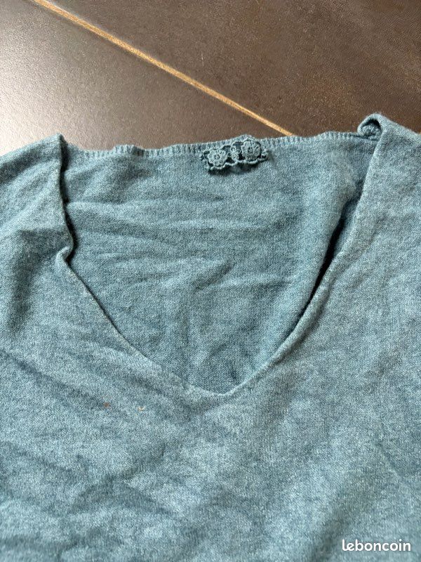 Pull bleu, pull chaud, pull femme (image 2)