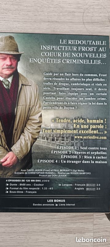 Plusieurs saisons de la série Inspecteur Frost en DVD (image 5)