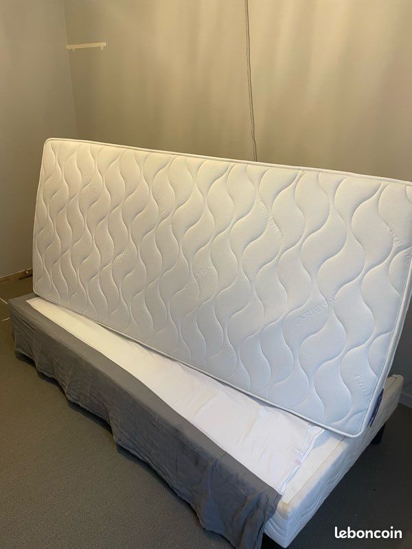 Lit : sommier matelas surmatelas (image 3)