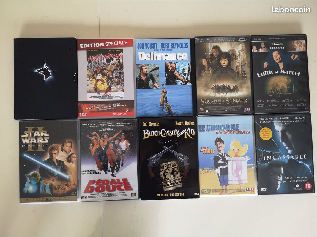 Lot de 10 films DVD en excellent état, comme neufs. 4 (image 1)