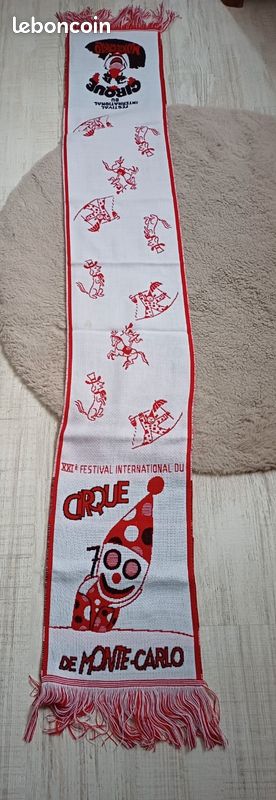 Écharpe Supporter AS Monaco - Neuf - Allez Monaco !