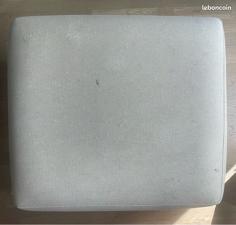 Pouf La Redoute couleur beige (image 1)