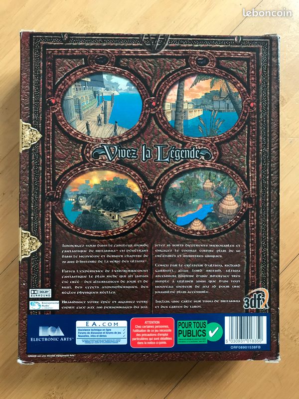 Ultima IX Ascension (Jeu PC vintage, Big Box,1999, Origin) (image 3)