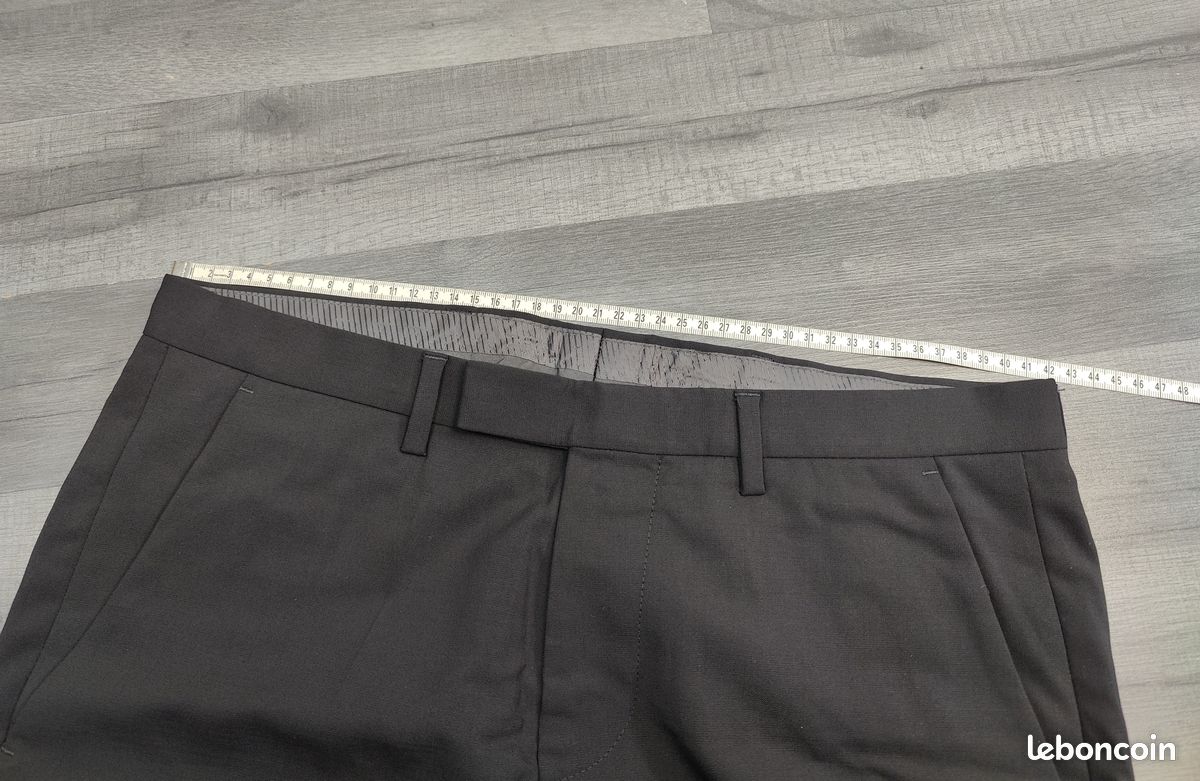 Pantalon de costume Hugo Boss homme | Taille 42 | Noir (image 6)