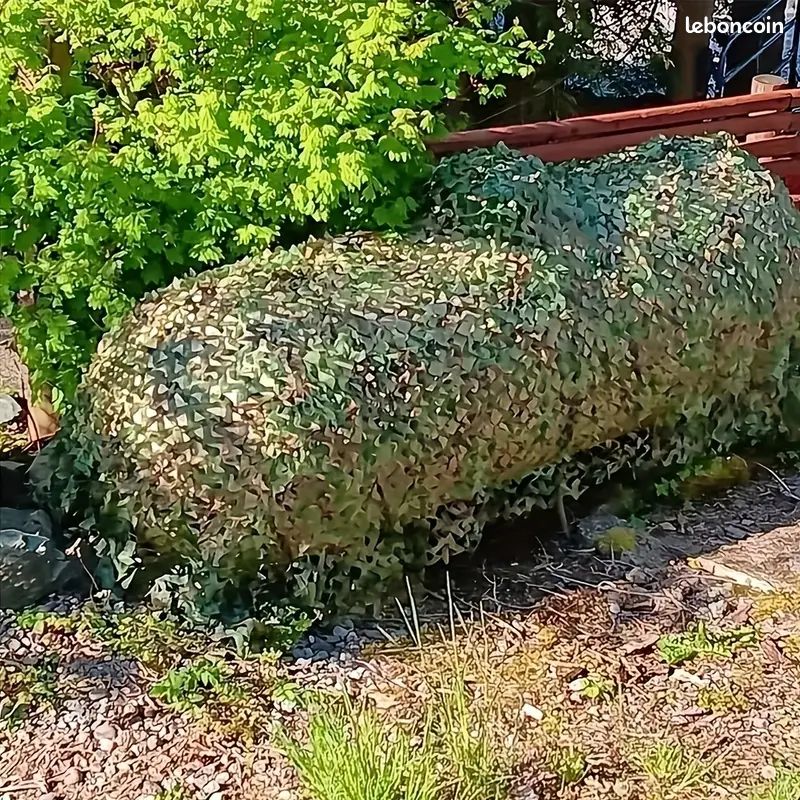 Filet De Camouflage Universel – Pour Jardin, Chasse, Voiture, Tente – Tente 5-8 Personnes – Neuf