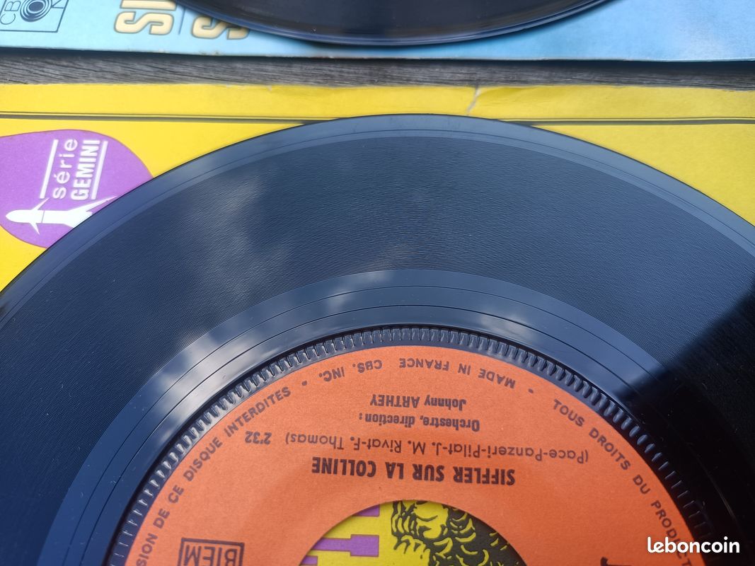 Lot vinyles 45t Dutronc Dassin Plastic Bertrand Claude François (image 5)