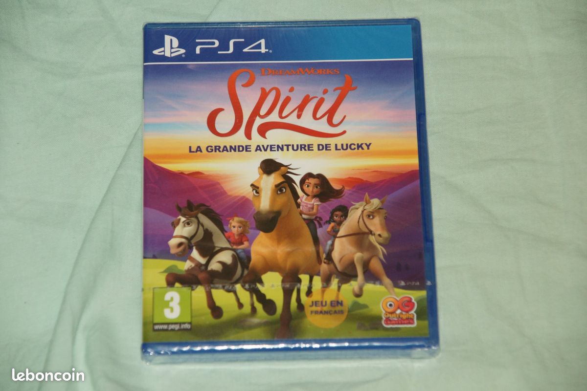 Spirit Dreamworks : La Grande Aventure De Lucky Sur PS4 – Neuf Sous Blister