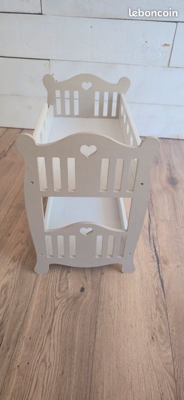Lit superposé en bois pour poupées ou poupons (image 3)
