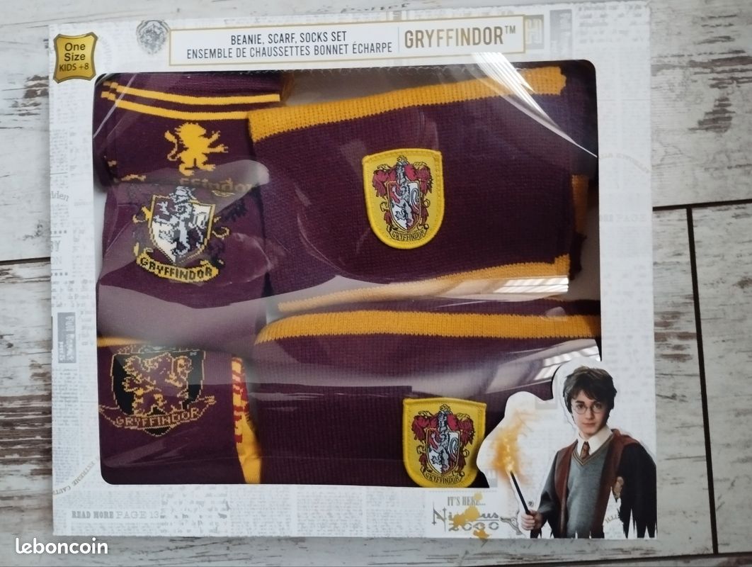 Ensemble Harry Potter Noël - Bonnet, écharpe Et Gants Cosplay Hiver