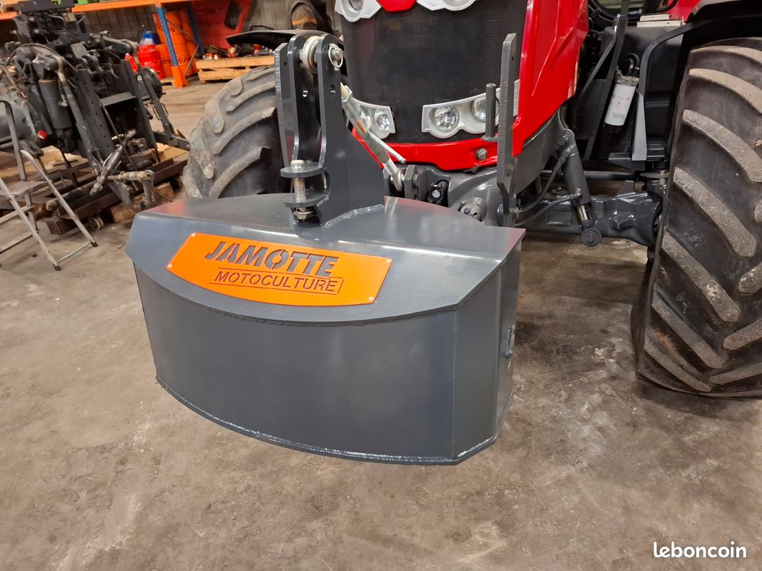 2 Contrepoids Avant 23 Kg Pour Tracteur Massey Ferguson 135 230 240 - Neuf