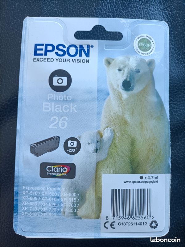 Cartouches encre pour imprimante Epson (26 Ours Polaire) (image 4)