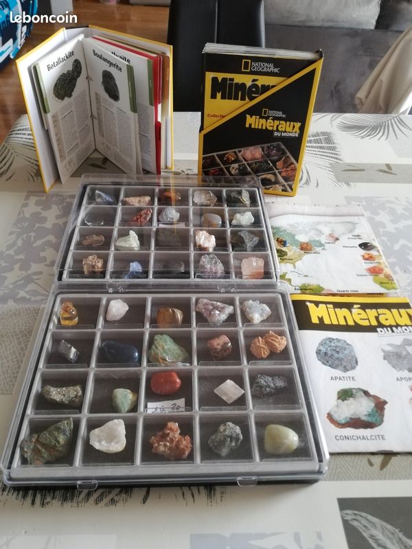 Lot de 40 Minéraux du monde (image 1)