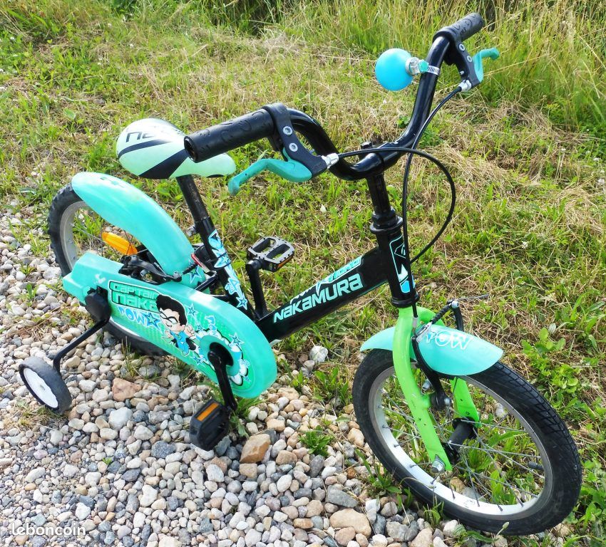 Vélo pour enfants Bikestar Urban Jungle 16 pouces, violet / turquoise