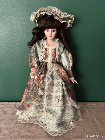 Robe En Tulle Pour Poupée Ancienne Mignonnette - Reproduction Taille 11cm