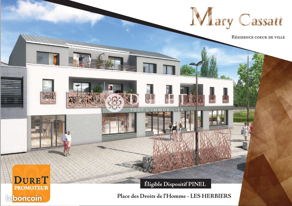 Appartement 3 pièces 66 m² · à Les Herbiers · 66 m² · 716 €/mois