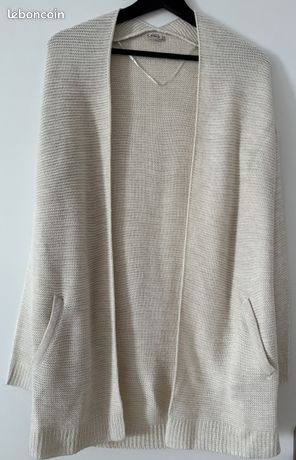 Pull Pimkie Marron Pour Femme - Taille S - Col Chaussette - Occasion En Très Bon état