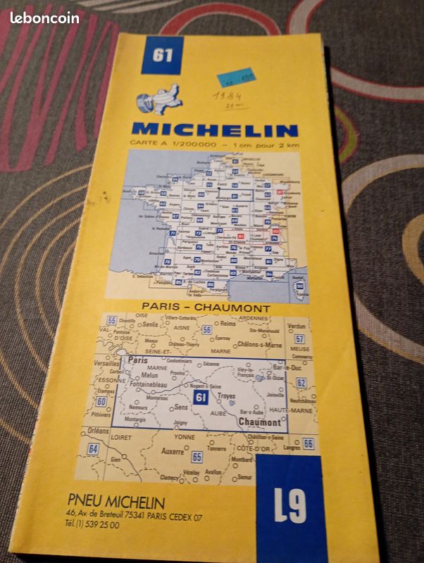 Lot De Cartes Routières Anciennes Michelin Et Autres – France – Occasion