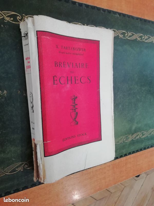 Livre bréviaire des échecs 1949 par x. Tartakower éditions stock (image 2)