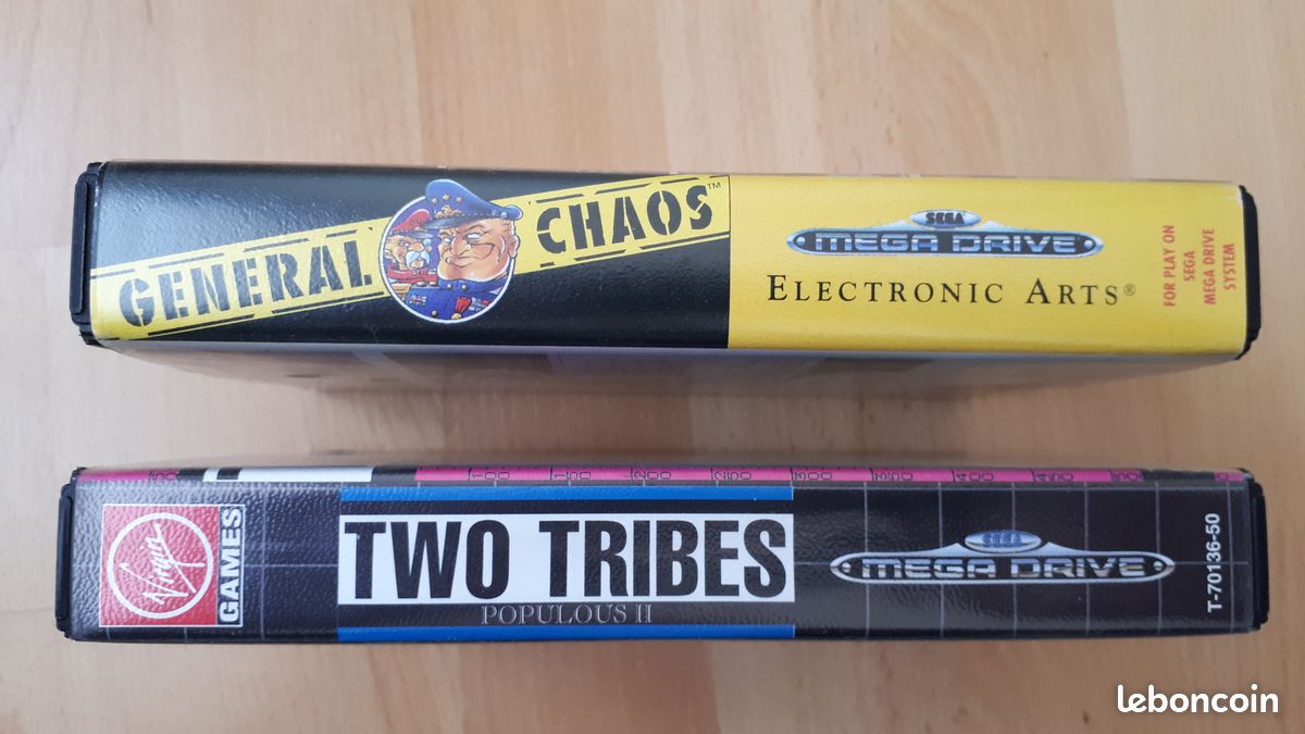 Trader Games - TWO TRIBES - POPULOUS II SEGA MEGADRIVE PAL-EURO