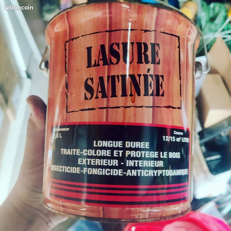 Lasure satiné neuf (image 1)