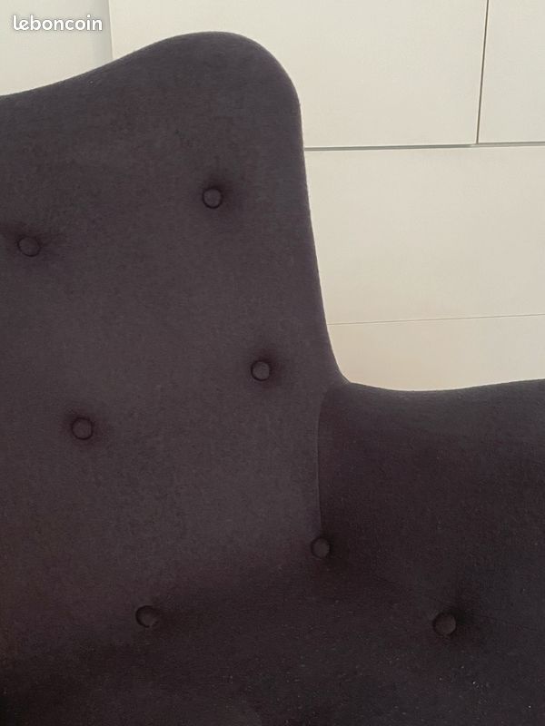 Fauteuil & repose pied kare design (image 3)