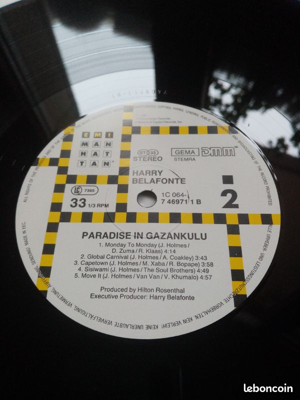 Vinyl Harry Belafonte paradise in Gazankulu (image 4)