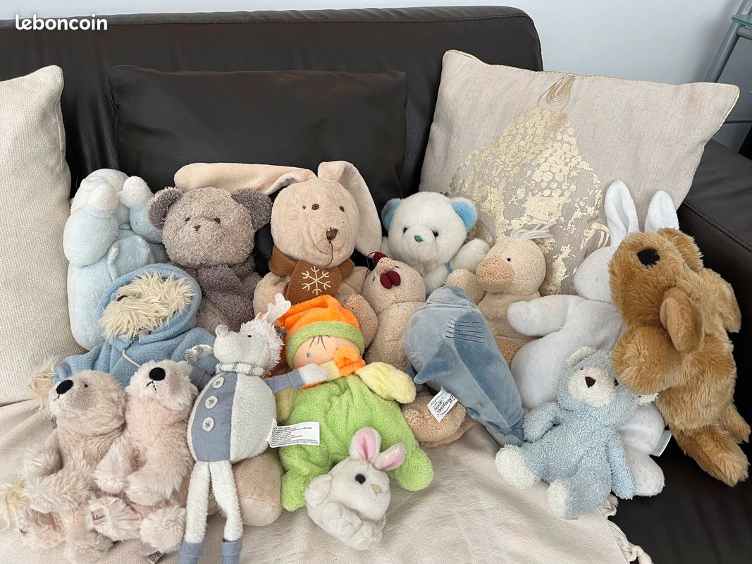 Lot de 16 peluches (image 1)
