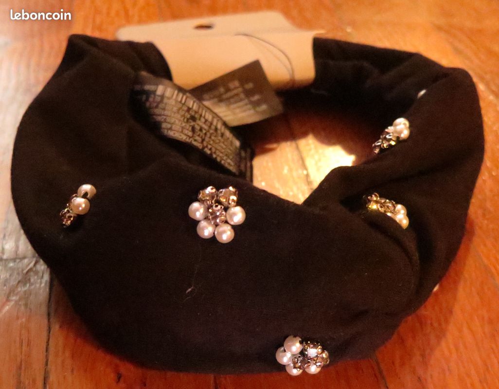 Bandeau noir Zara Accessories Taille M NEUF (image 2)
