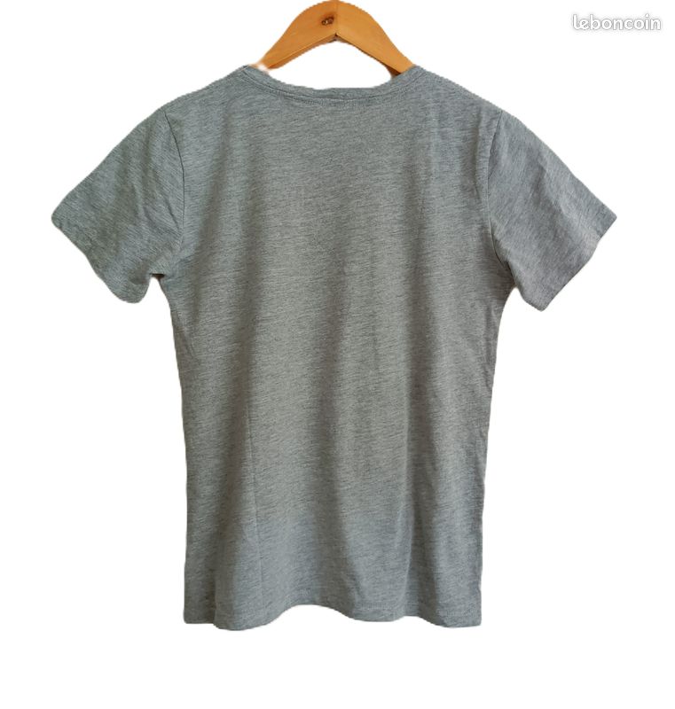 T shirt gris imprime Bart Simpson. H&M. Taille 11 / 12 ans (image 5)