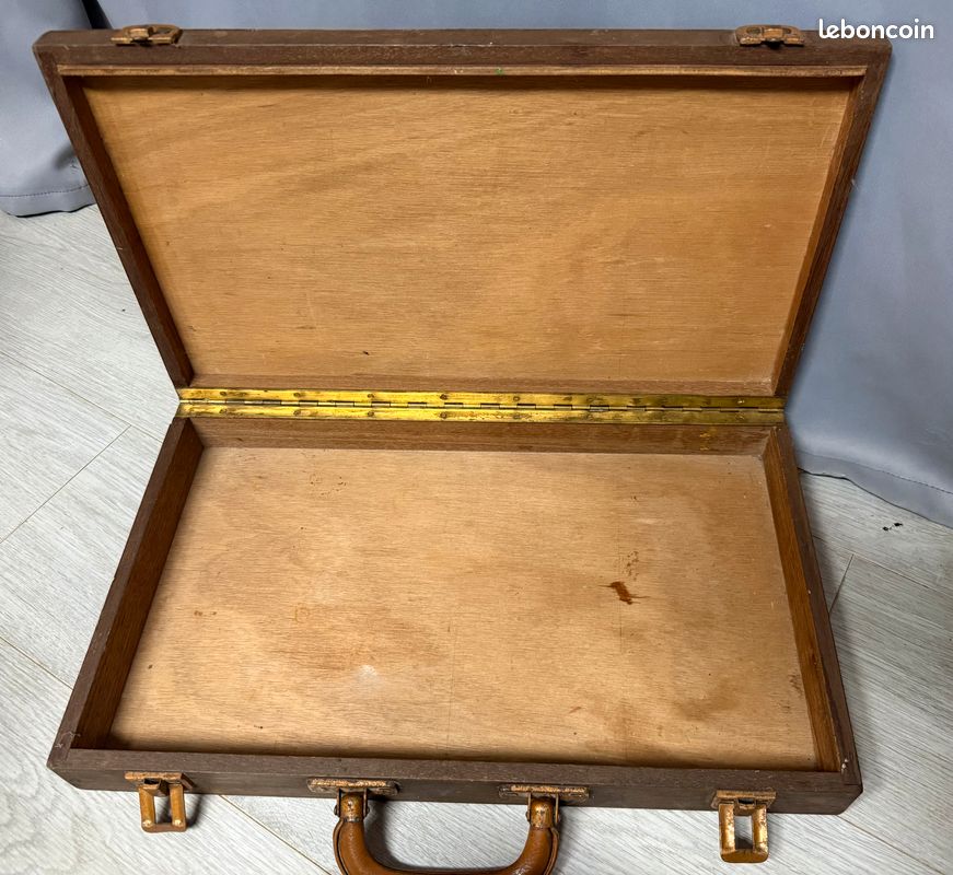Valise en bois vintage (image 4)