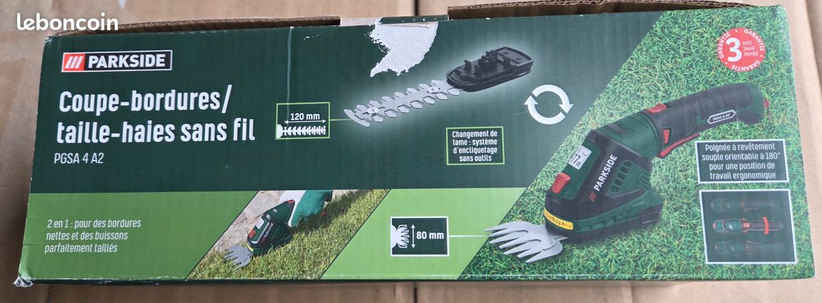 Coupe bordures parkside + chargeur (image 2)