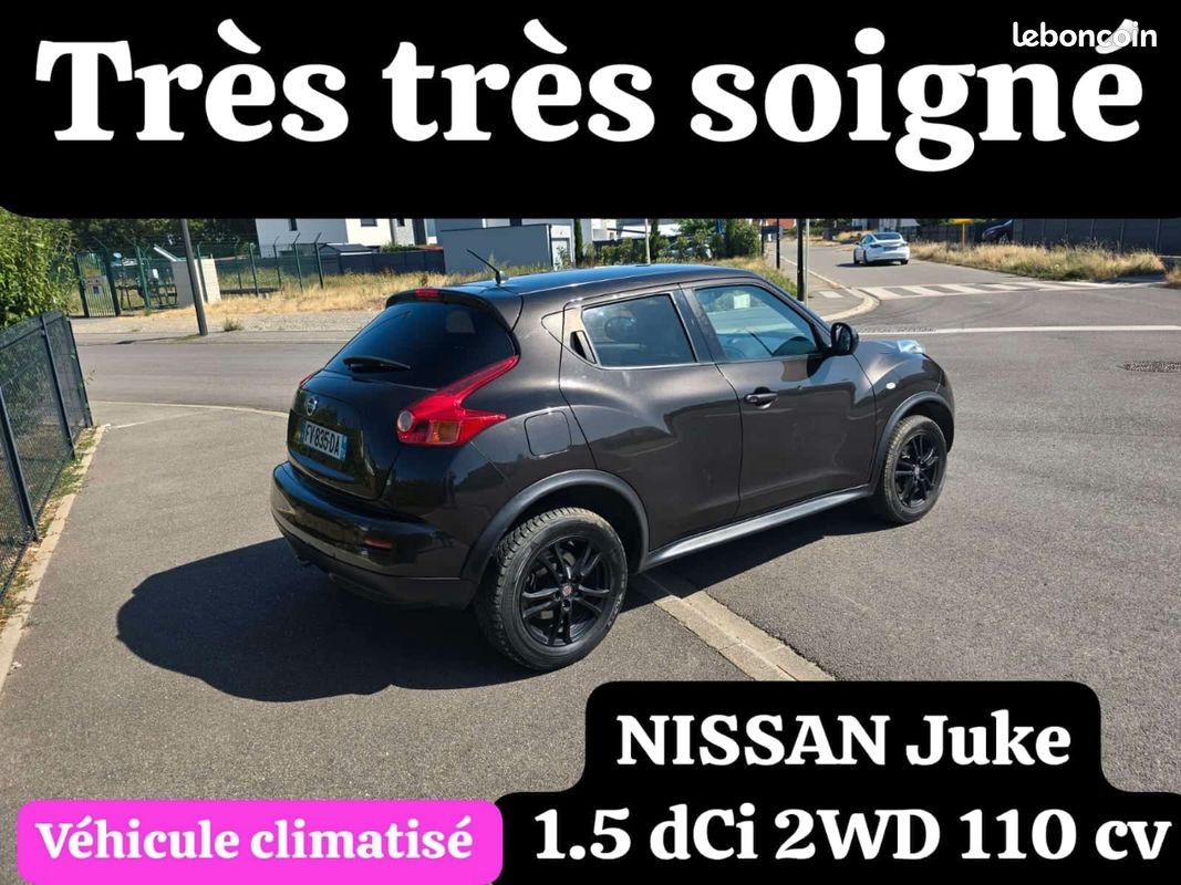Nissan juke 1,5dci 2wd 110cv climatisation véhicule très économique (image 2)