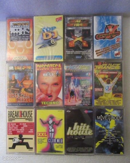 31 Cassettes audio House -Trance -Techno (ou à l’unité) (image 2)