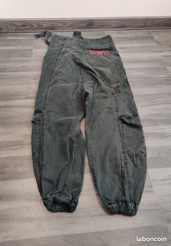 Pantalon Cargo JT Paintball Taille 42 Noir - Neuf Avec étiquettes, Vintage Années 2000, Logo Banane