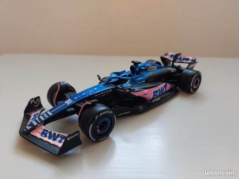 Miniature formule 1 alpine burago (image 1)