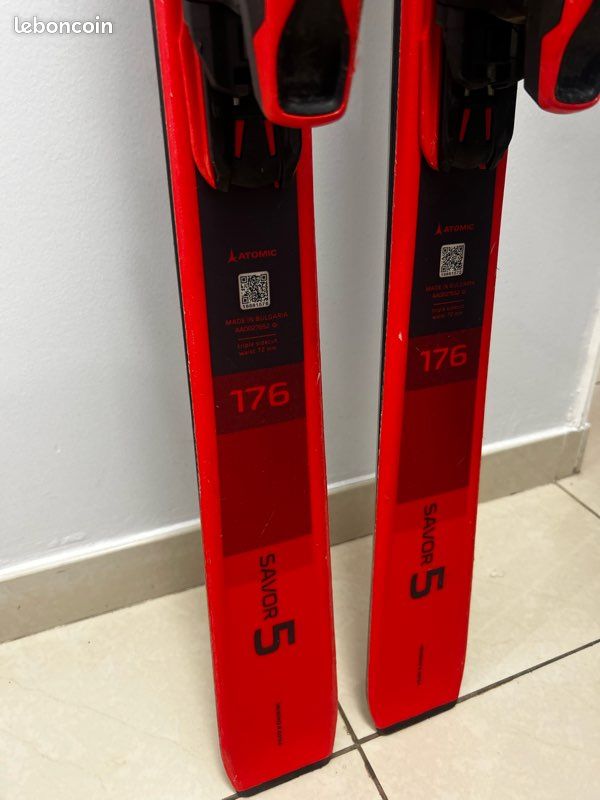 Atomic NOMAD (S) TUNE white red - skis d'occasion – Top N Sport