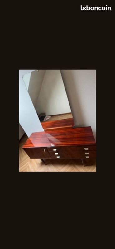 Meuble miroir ancien (image 1)