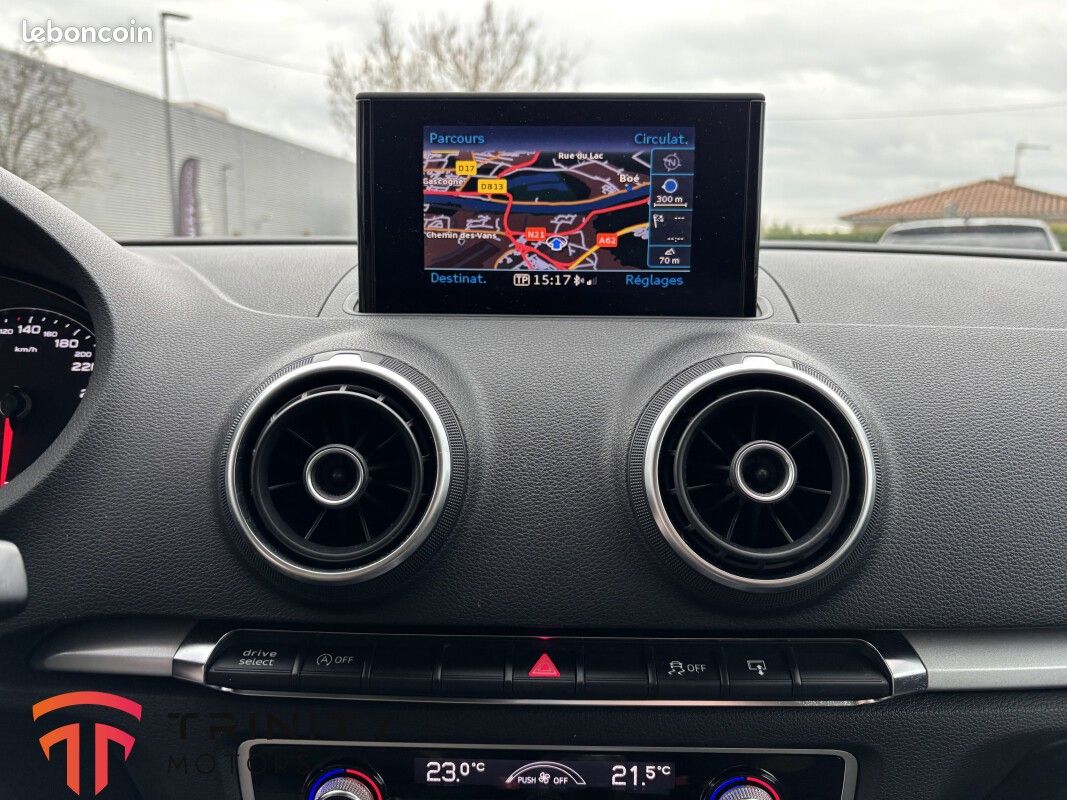 Audi A3 1.4 TFSI 122CH AMBITION + PREMIERE MAIN + FIXATION CROCHET + ENTRETIEN A JOUR + GARANTIE (image 12)
