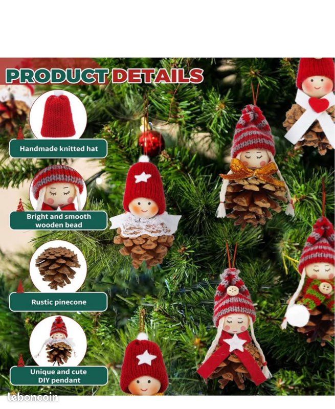 9 idées de décorations de Noël à faire avec des pommes de pin - Marie 9 idées de décorations de Noël à faire avec des pommes de pin - Marie
