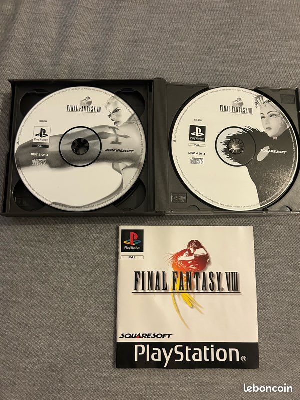 Jeu PS1  Final Fantasy IX  sans le mode d'emploi / black label / big