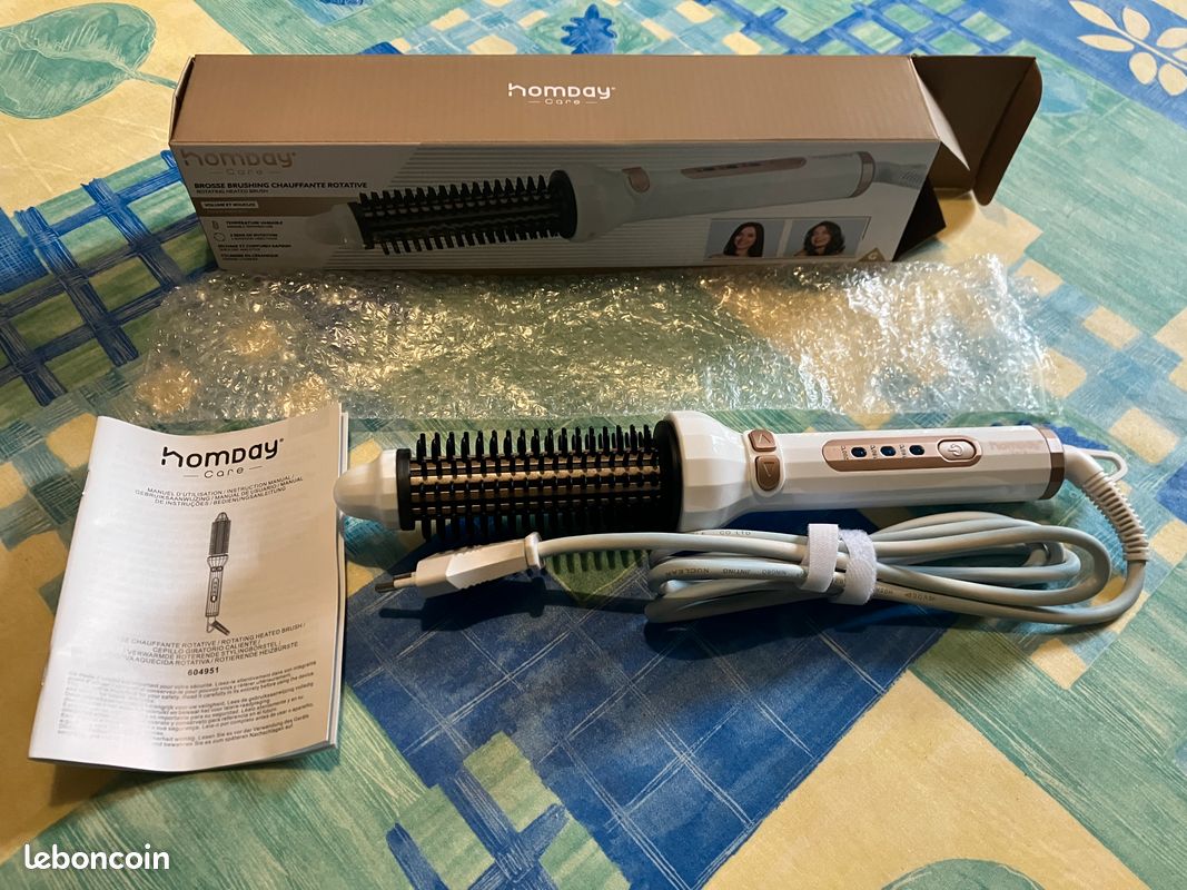 Vente d’une brosse chauffante rotative Homday Care à prix très réduit (image 1)