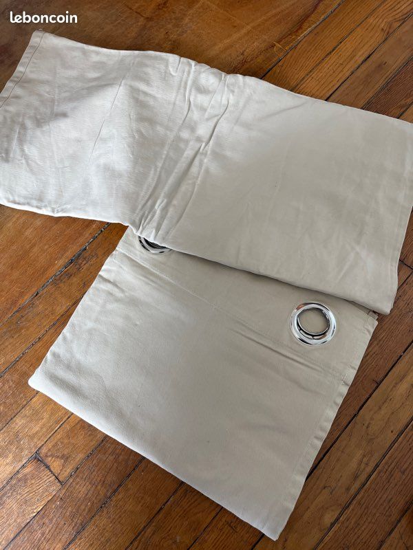 Paire de rideaux à œillet Madura 250 x 140cm (image 1)