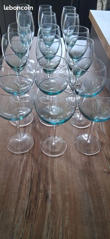 Ensemble 18 verres à vin (image 2)