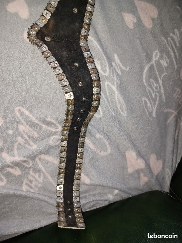 Lot de ceinture ancienne vintage de styliste métal jose cotel? (image 3)