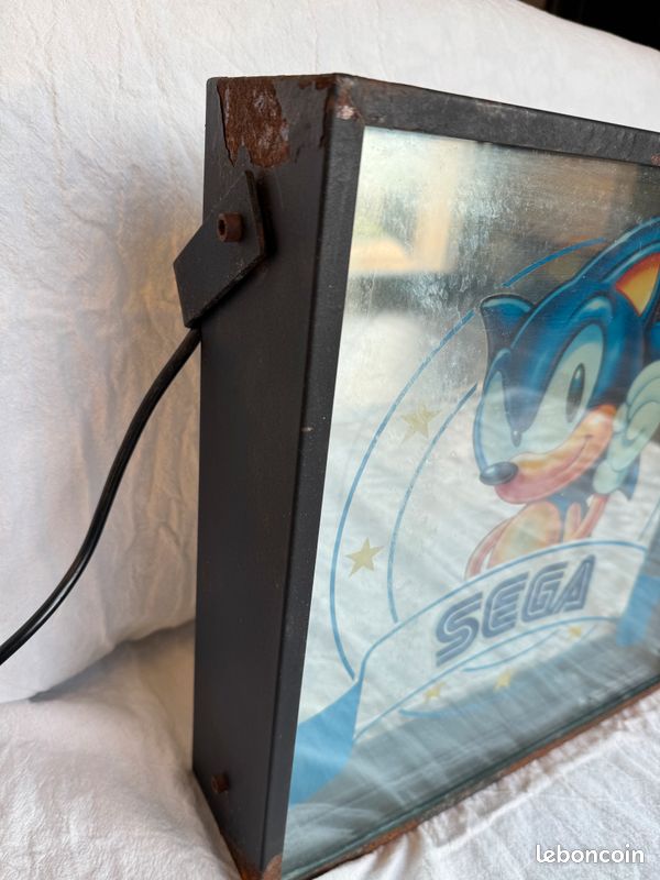 Enseigne Panneau Lumineux Sega Sonic années 90 (image 4)