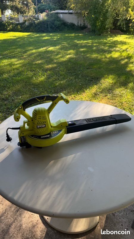 Aspirateur Souffleur Broyeur Ryobi 3000W – Très bon état (avec boîte) (image 2)